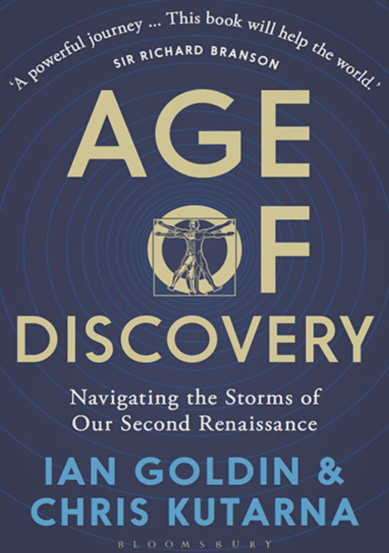 Cover of Age of Discovery by Ian Goldin and Chris Kutarna